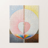 Die Taube von Hilma af Klint Puzzle (Vertikal)