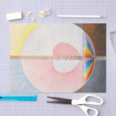 Die Taube von Hilma af Klint Seidenpapier (Handwerk)