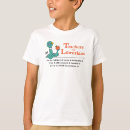 Die Taubenlehrer und Bibliothekare Kinder weiß T-Shirt