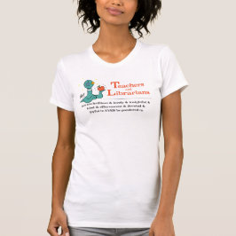 Die Taubenlehrer und Bibliothekare Weiß der Frauen T-Shirt