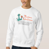 Die Taubenlehrer und Bibliothekare Weiß der Männer Sweatshirt (Vorderseite)
