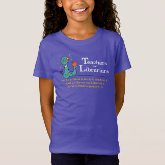 Die Taubenlehrer und die Librarians Girl's Lila T-Shirt