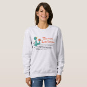 Die Taubenlehrer und Librarianer - Frauenahne Sweatshirt (Vorne ganz)