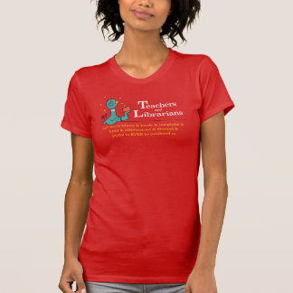Die Taubenlehrer und Librarianer - Rote Frauen T-Shirt