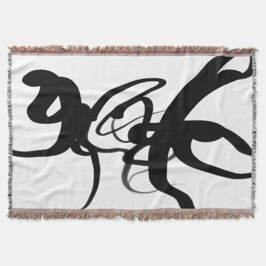 Die Taucher: Abstrakt Schwarz und Weiß Decke (Vorderseite)