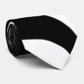 Die Taucher: Abstrakt Schwarz und Weiß Krawatte (Gerollt)