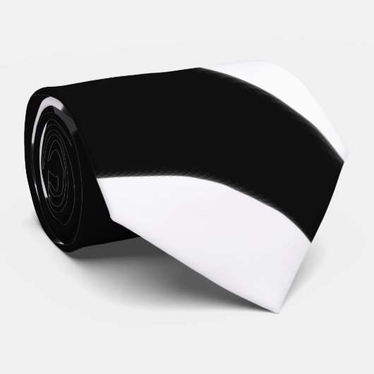 Die Taucher: Abstrakt Schwarz und Weiß Krawatte (Gerollt)