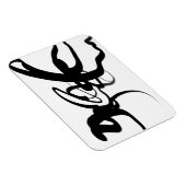 Die Taucher: Abstrakt Schwarz und Weiß Magnet (Rechte Seite)