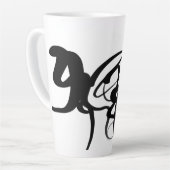 Die Taucher: Abstrakt Schwarz und Weiß Milchtasse (Linke Ecke)