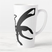 Die Taucher: Abstrakt Schwarz und Weiß Milchtasse (Rechts)