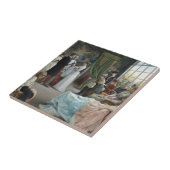 Die Taufe, 1892 Fliese (Seite)