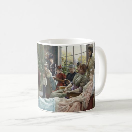 Die Taufe, 1892 Kaffeetasse (VorderseiteRechts)