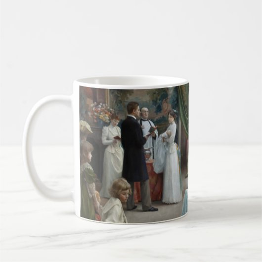 Die Taufe, 1892 Kaffeetasse (Links)