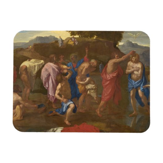 Die Taufe Christi 1641-42 Magnet (Horizontal)