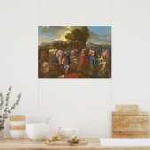Die Taufe Christi 1641-42 Poster (Küche)