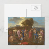 Die Taufe Christi 1641-42 Postkarte (Vorne/Hinten)