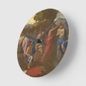 Die Taufe Christi 1641-42 Runde Wanduhr (Winkel)