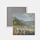 Die Taufe Christi 2 Magnet (Vorderseite/Rückseite)