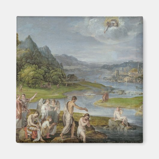 Die Taufe Christi 2 Magnet (Vorne)