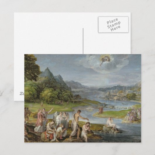 Die Taufe Christi 2 Postkarte (Vorne/Hinten)