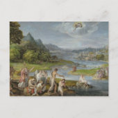 Die Taufe Christi 2 Postkarte (Vorderseite)