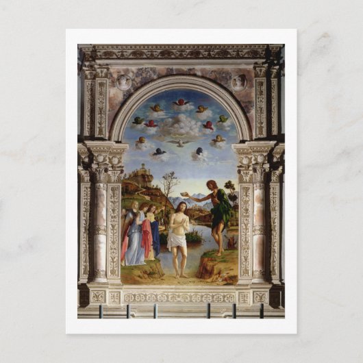 Die Taufe Christi 2 Postkarte (Vorderseite)