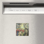 Die Taufe Christi, c.1597 (Öl auf Leinwand) Magnet (In Situ (Geschirrspüler))