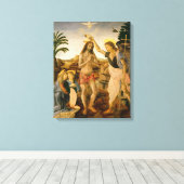 Die Taufe Christi durch Johannes den Täufer Leinwanddruck (Insitu (Holzboden))