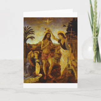 Die Taufe Christi Karte
