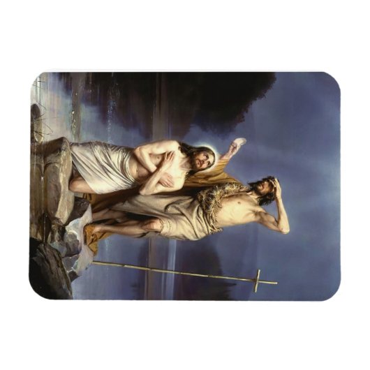 Die Taufe Christi Magnet (Horizontal)