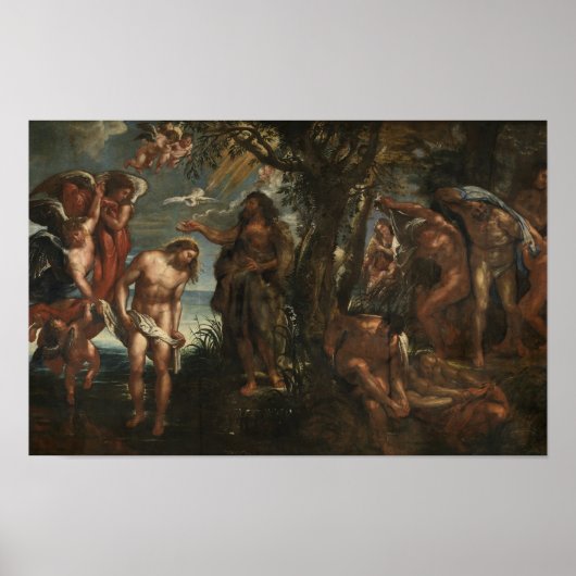 Die Taufe Christi Poster (Vorne)