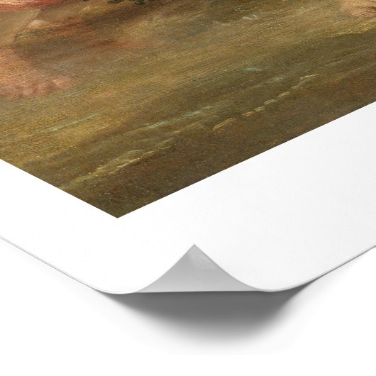 Die Taufe Christi Poster (Ecke)