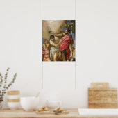 Die Taufe Christi Poster (Küche)