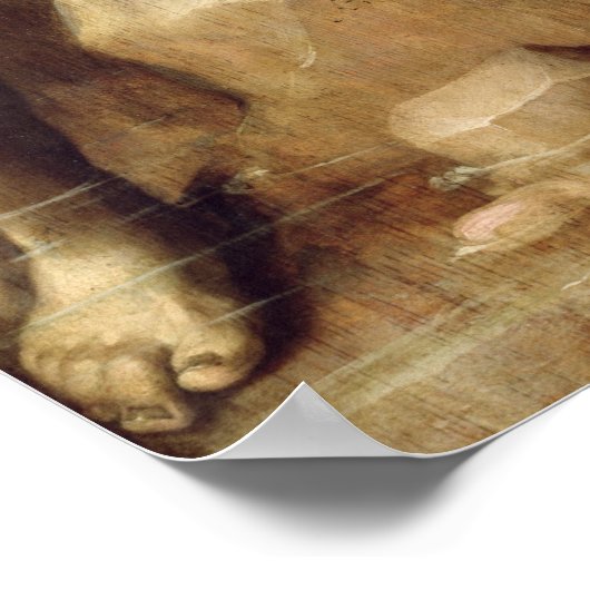 Die Taufe Christi Poster (Ecke)