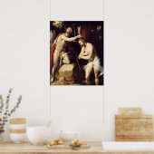 Die Taufe Christi Poster (Küche)