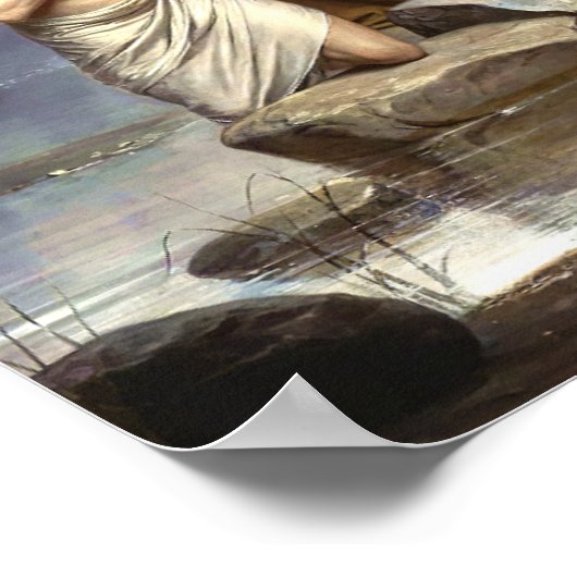 Die Taufe Christi Poster (Ecke)