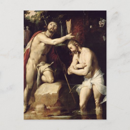 Die Taufe Christi Postkarte (Vorderseite)