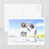 Die Taufe Christi Postkarte (Vorne/Hinten)