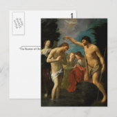 “Die Taufe Christi” Postkarte (Vorne/Hinten)