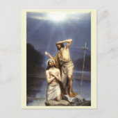 Die Taufe Christi Postkarte (Vorderseite)