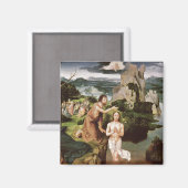 Die Taufe Christi um 1515 Magnet (Vorderseite/Rückseite)
