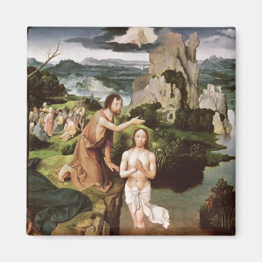 Die Taufe Christi um 1515 Magnet (Vorne)