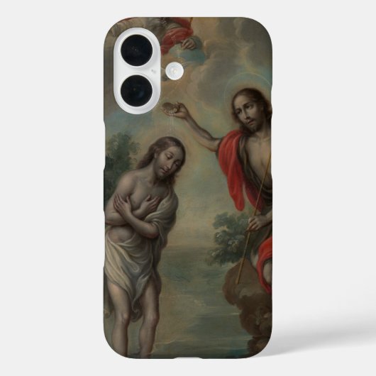 Die Taufe Christi von Nicolás Enríquez Case-Mate iPhone Hülle (Rückseite)