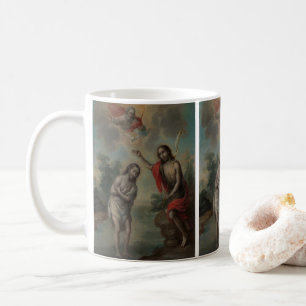 Die Taufe Christi von Nicolás Enríquez Kaffeetasse