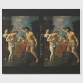 "Die Taufe Christi" Zollverpackungspapier Geschenkpapier (Flach)