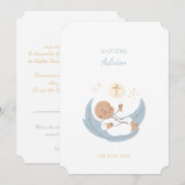 Die Taufe der Adrien Einladung (Vorne/Hinten)