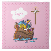 Die Taufe der Arche Noahs, Girl Pink Fliese (Vorderseite)