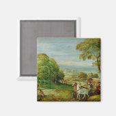 Die Taufe der äthiopischen Eunuch Magnet (Vorderseite/Rückseite)