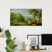 Die Taufe der äthiopischen Eunuch Poster (Heimbüro)