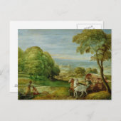 Die Taufe der äthiopischen Eunuch Postkarte (Vorne/Hinten)